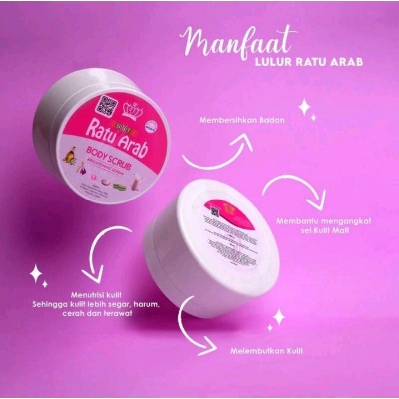 SCRUB SUSU RATU ARAB ORIGINAL