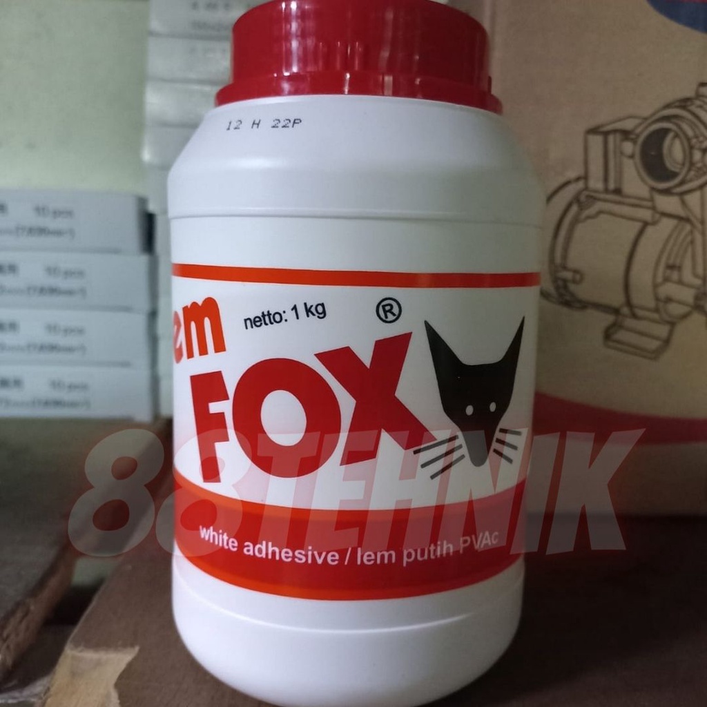 LEM FOX kemasan botol 1kg- putih