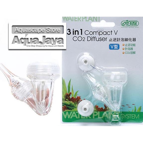 Ista 3In1 Compact V Co2 Diffuser Bubble Counter Check Valve