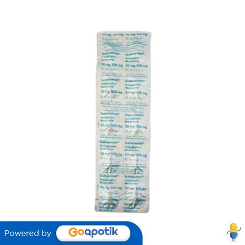 GALVUSMET 500 MG STRIP 10 TABLET