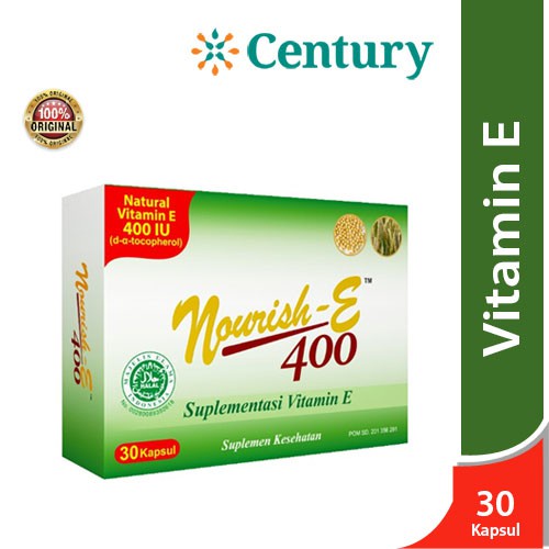 Nourish-E Vit E 400IU 30 Soft Kapsul/Vitamin E