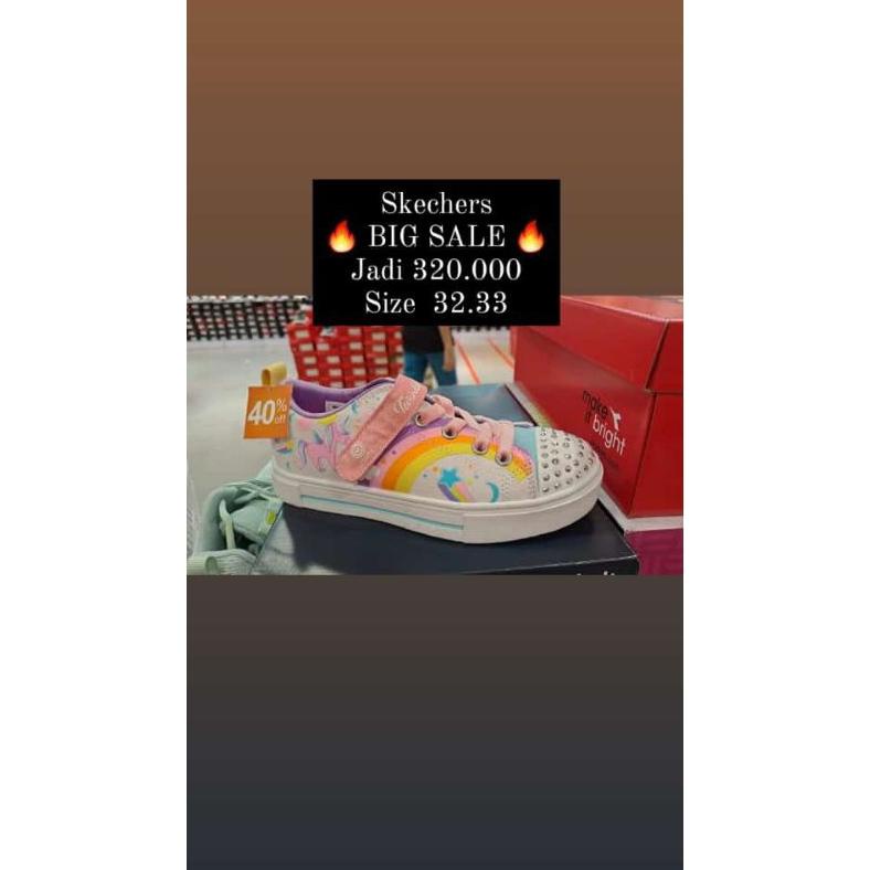 BISA COD SKECHERS RAINBOW bayar ditempat