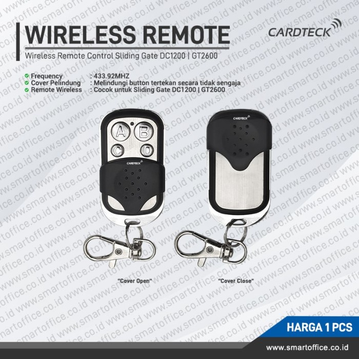 Wireless Remote Control Automatic Sliding Gate Cardteck Dc1200 Gt2600