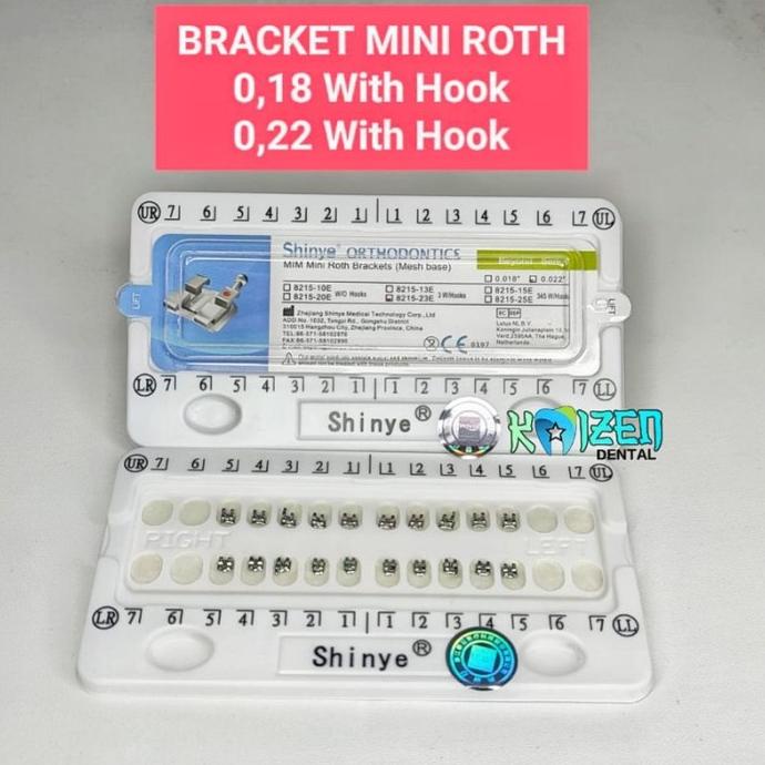 BRACKET MINI ROTH SHINYE ORTHO 0,18 & 0,22