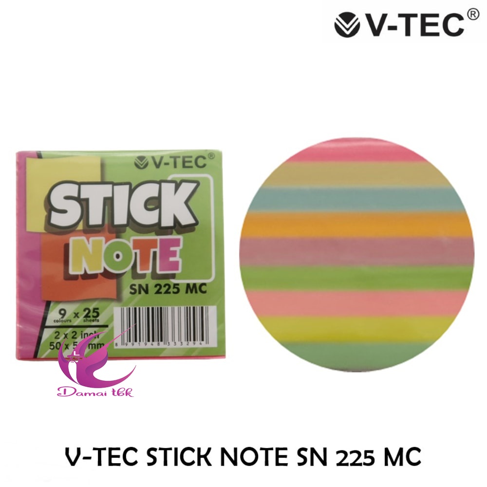 [PCS] V-TEC STICK NOTE SN 225 MC MEMO