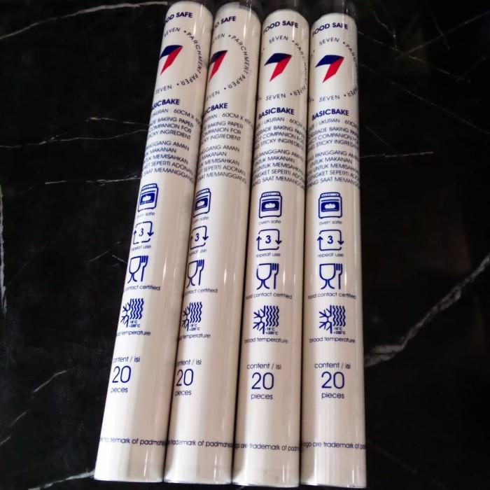 BAKING PAPER ROLL BASIC SEVEN 60 X 40 CM 20 LEMBAR