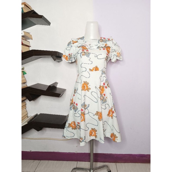 Sweet Dress with Unique Pattern