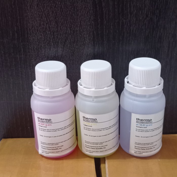 Eutech Buffer Solution Ph 4.00/7.00/10.01 Kemasan 100 Ml