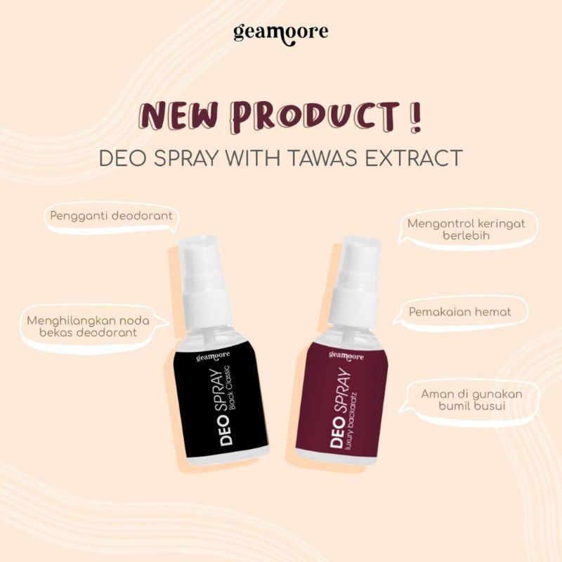 Deo spray geamoore