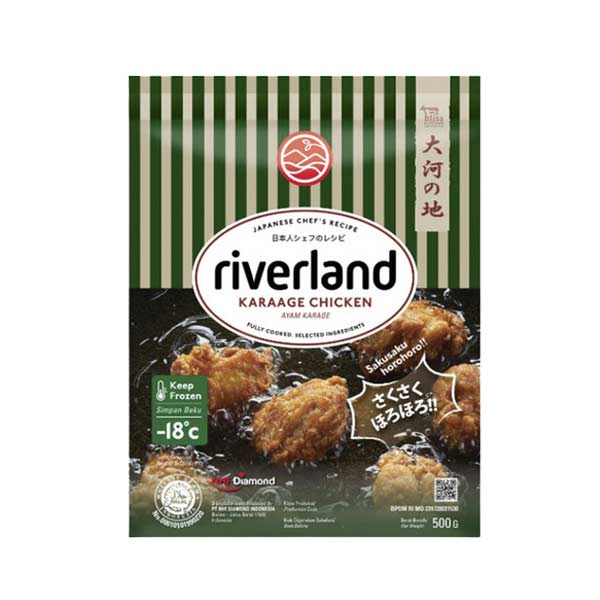 RIVERLAND CHICKEN KARAGE 500 GR