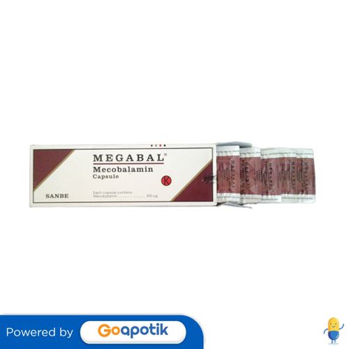 MEGABAL 500 MCG BOX 100 KAPSUL