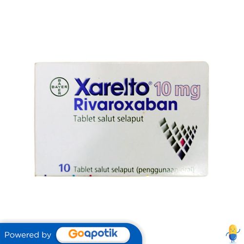 XARELTO 10 MG BOX 10 TABLET