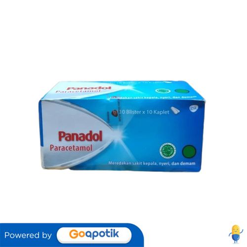 Panadol Box Isi 100 Kaplet
