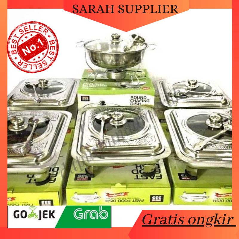 Prasmanan Set Full Kaca / Set Prasmanan 18pcs