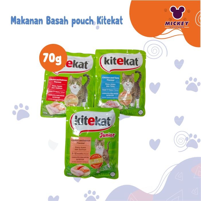Makanan Basah pouch Kitekat