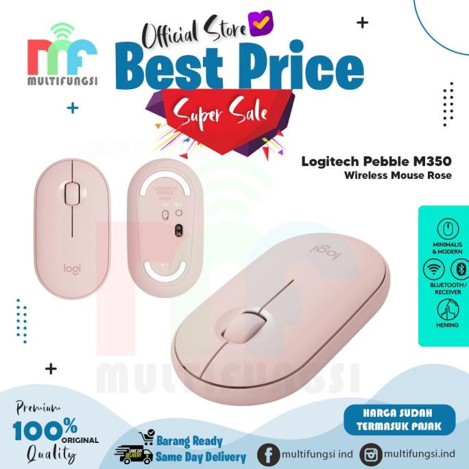 Logitech Pebble M350 WIRELESS MOUSE ROSE