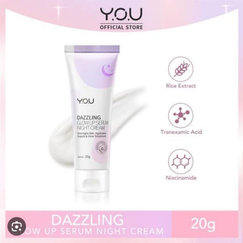 dazzling night cream