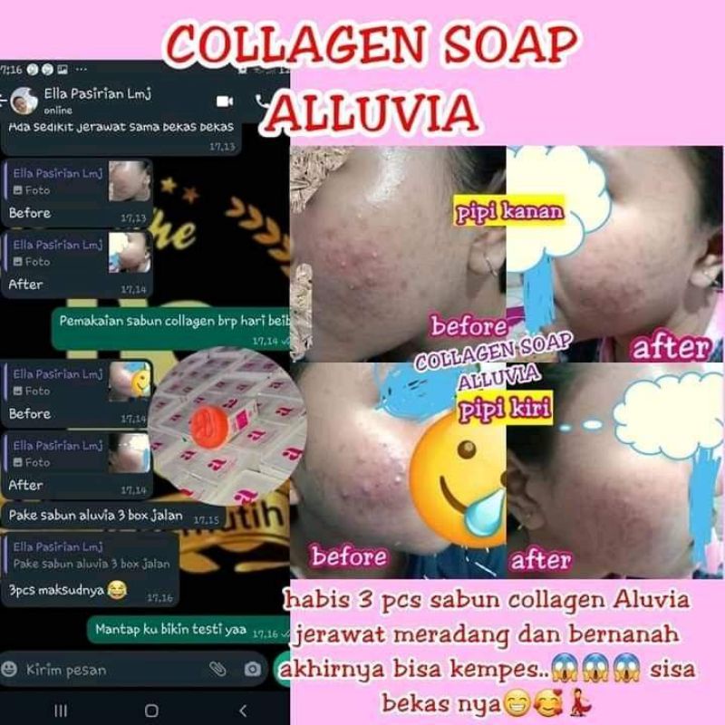 Sabun Collagen Alluvia