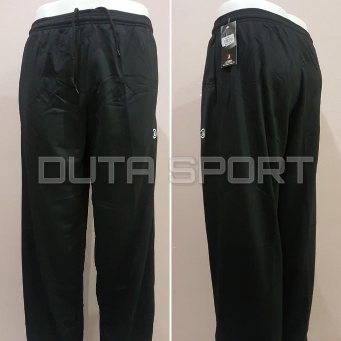 Celana Training Athlet Polos Hitam