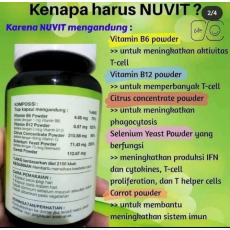 Nuvit mci 120 kapsul
