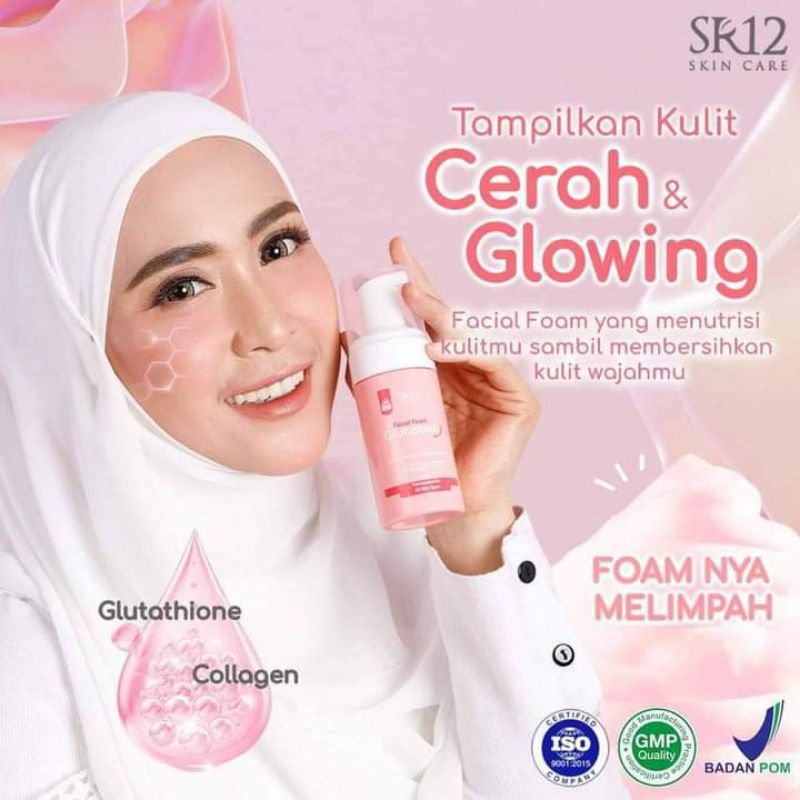 FACIAL FOAM GLUTATION WITH COLLAGEN SR12