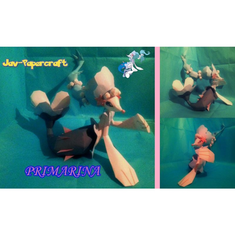 Pokemon Primarina Papercraft
