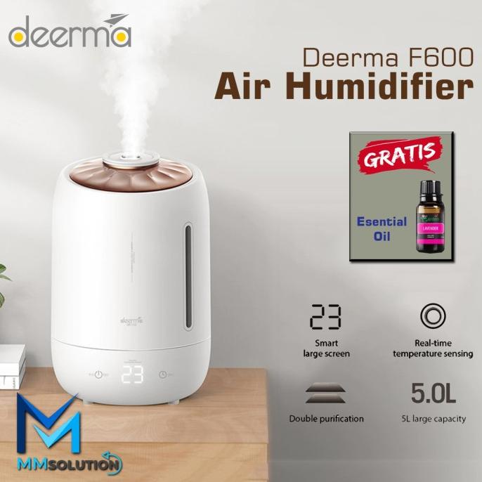 Humidifier Diffuser Ultrasonic Deerma F600 5L Touch Screen Timer