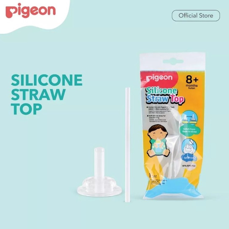 ➵ Pigeon Silicone Straw Top ✹ ★★