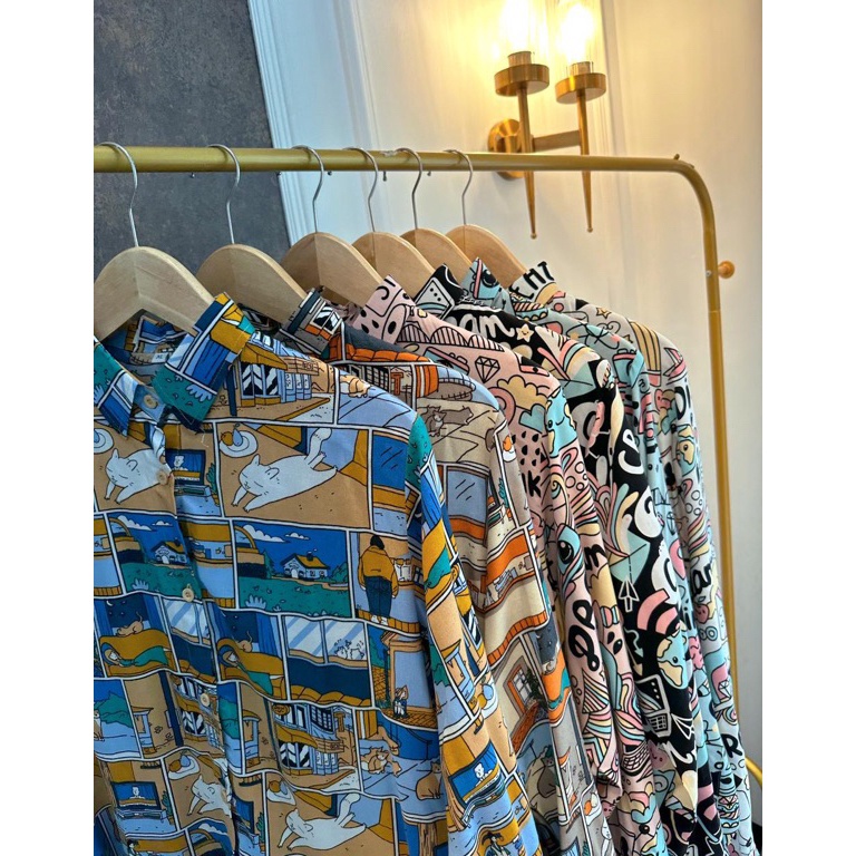 TERBAIK!. KEMEJA LUCU LD:112
