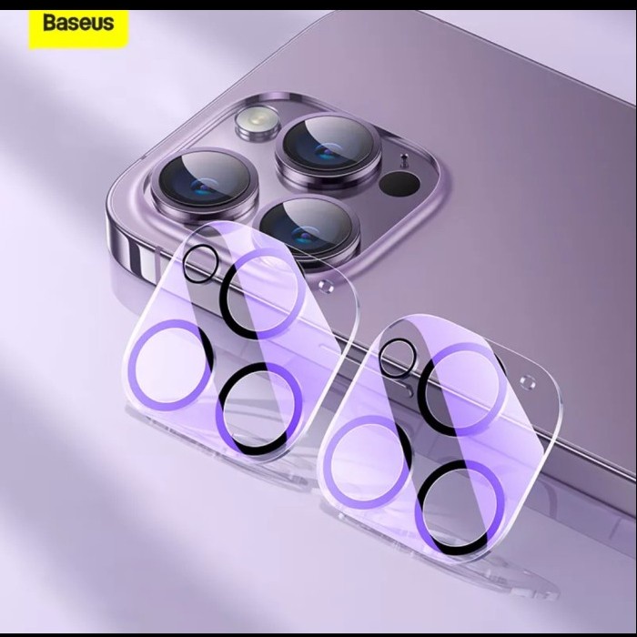 Terlaris Camera Lens Protector Baseus Full Cover 2Pc Iphone 14/Plus/Pro/Pro Max
