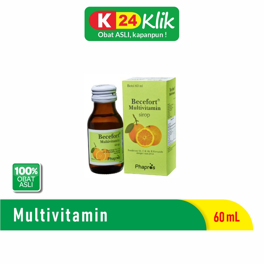 Becefort Sirup 60ml (per Botol)
