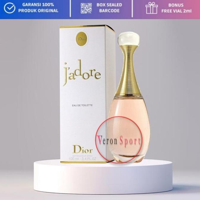 Cd J'Adore Edt 100Ml Original Full Box + Sealed + Barcode