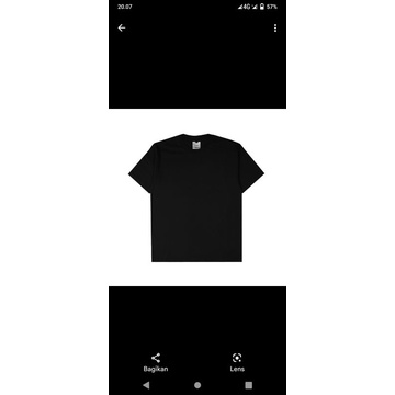 kaos polos hitam tipis