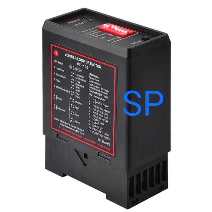 Terlaris Sensor Parkir Loop Vehicle Detector Pd132 Loop Detector - Vld Hitam
