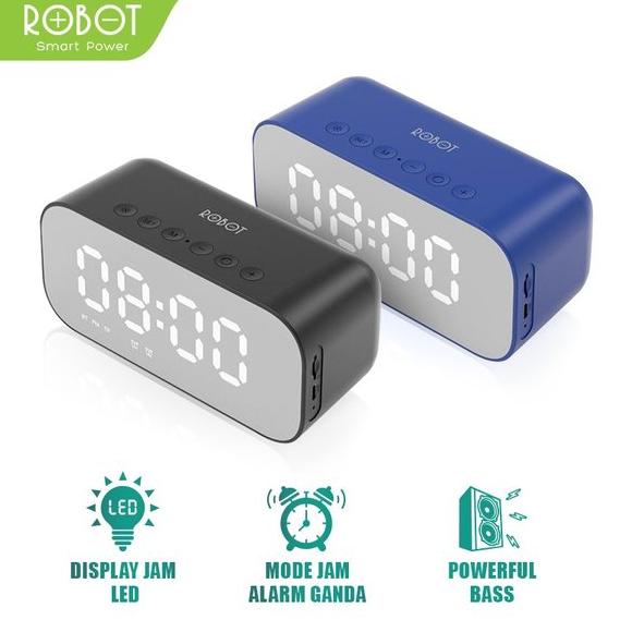 Robot RB560 Alarm Clock Bluetooth Speaker Wireless