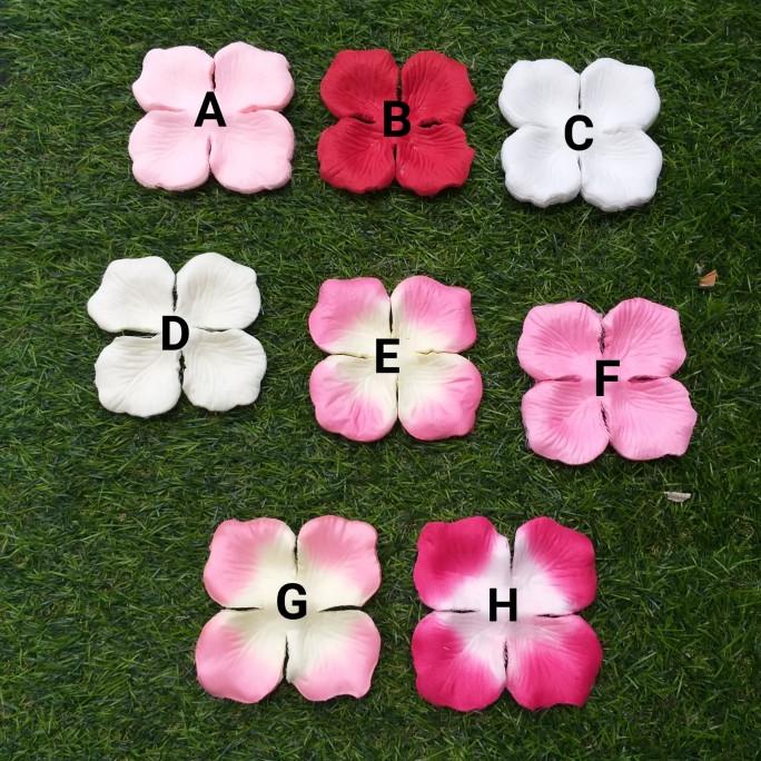 Rose Petals Putih 500 Gram/Bunga Artificial/Bunga Karpet/Bunga Tabur