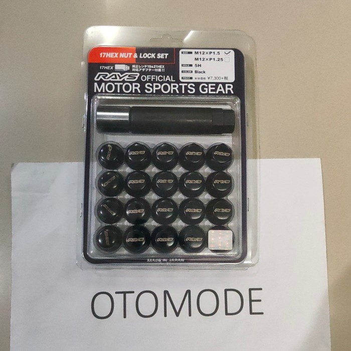 RAYS lugnut original Japan 17HEX terbaik