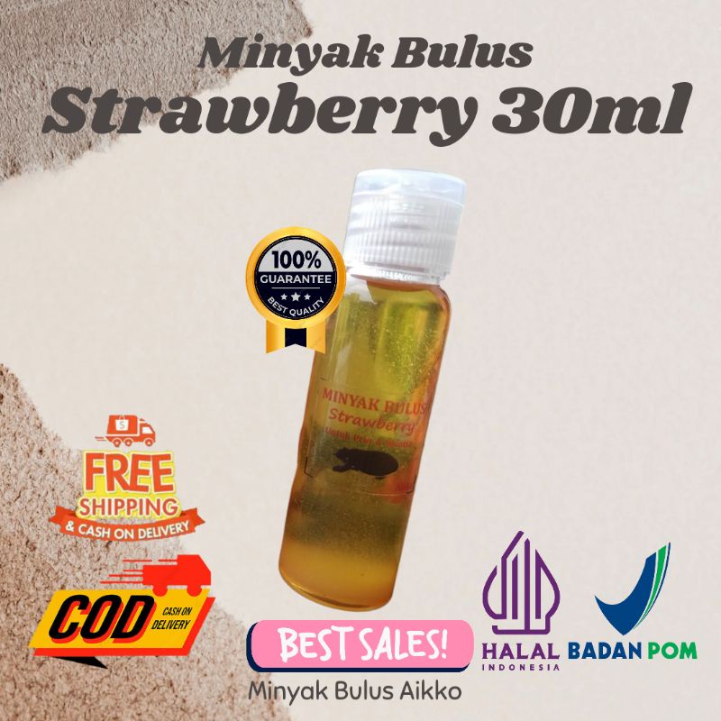 MINYAK BULUS STRAWBERRY 30ML