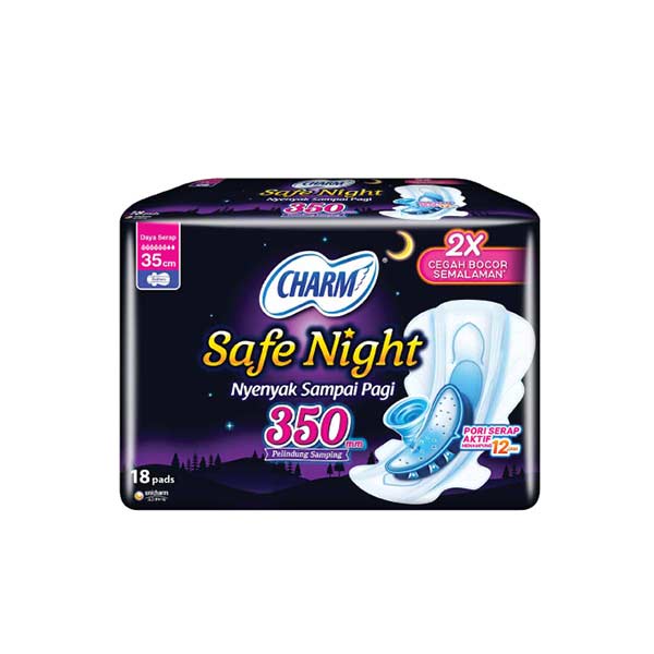 CHARM SAFE NIGHT WING 35CM 18 PCS