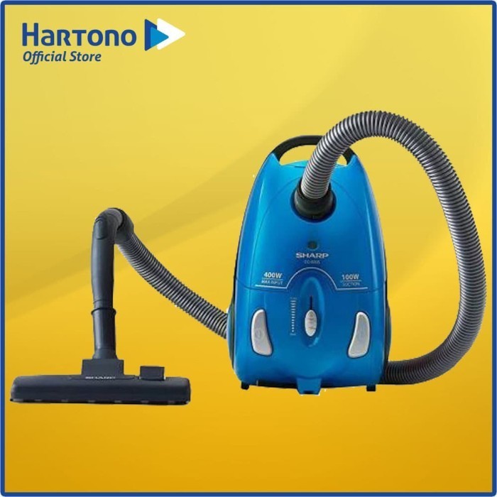Sharp - Canister Vacuum Cleaner Ec-8305-B