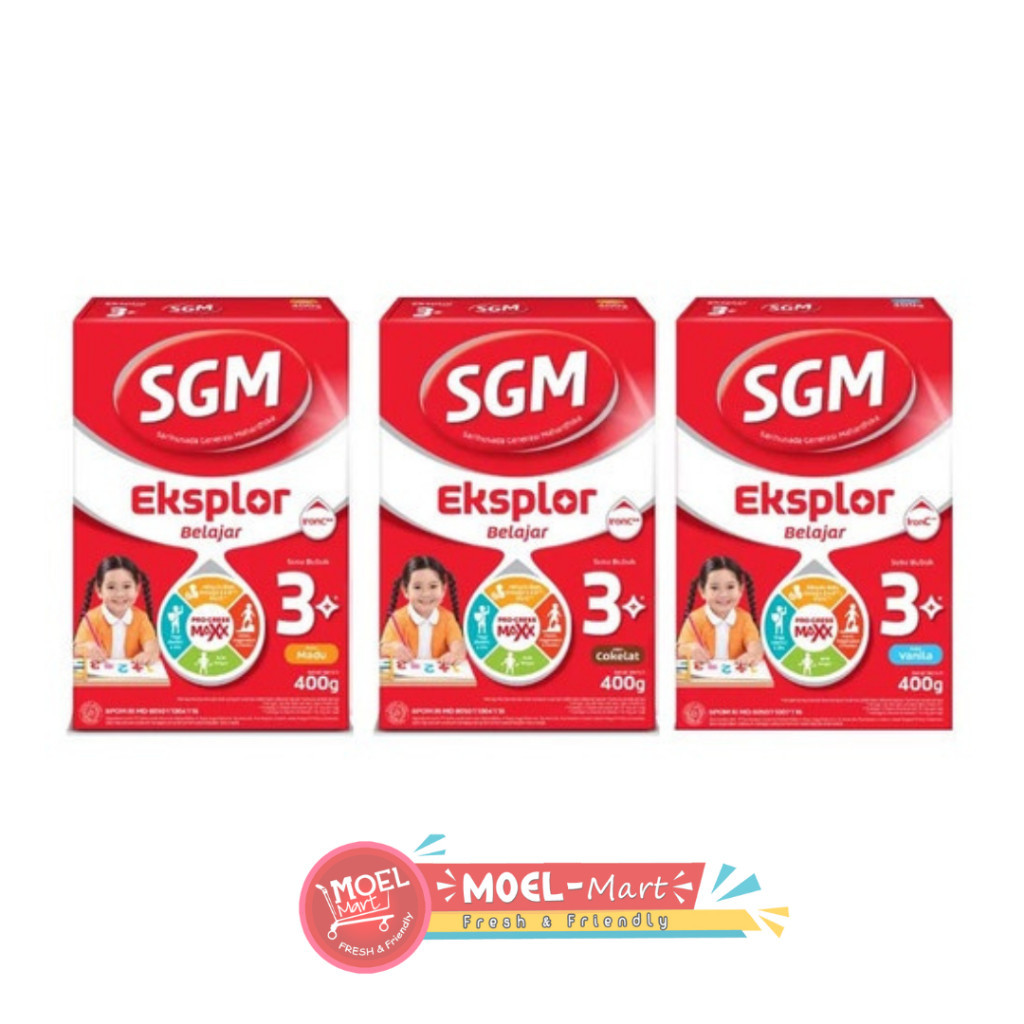 SGM Eksplor 3 Plus Susu Bubuk 400 gr