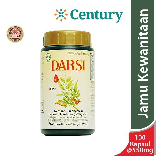 Darsi 550mg 100 Kapsul 052J