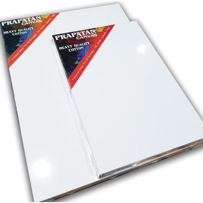 Kanvas lukis prapatan + spanram (30x60cm)