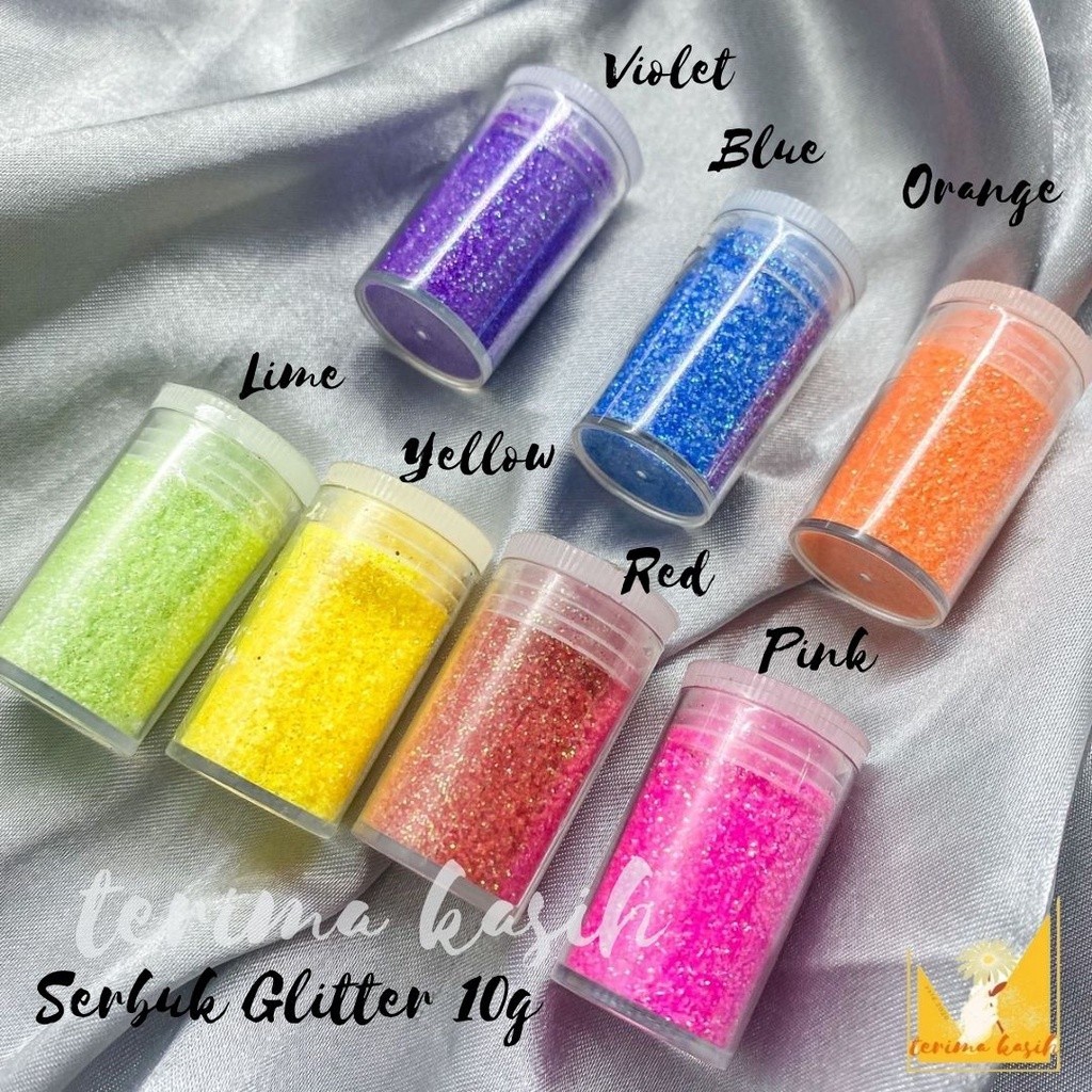 GLITTER BOTOL 10G PCS -TERIMAKASIH
