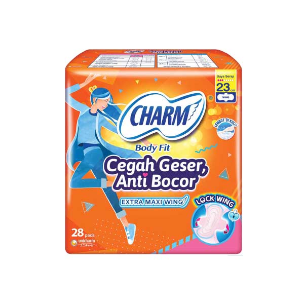 CHARM BODY FIT EXTRA MAXI WING 28'S