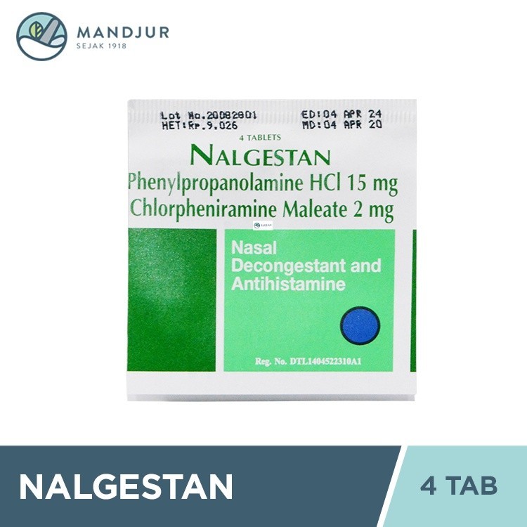 NALGESTAN 1 STRIP @ 4 TABLET