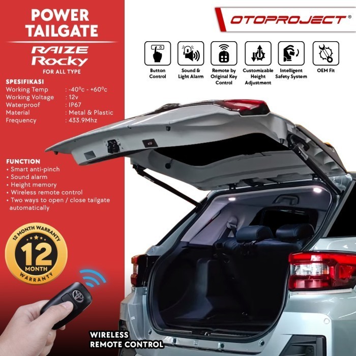 Otoproject- Power Tail Gate Raize / Rocky