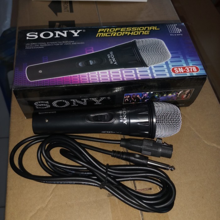 monggo] Sony microphone SN 378
