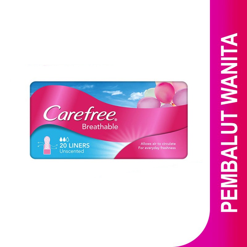 Carefree Breathable Unscented 20's