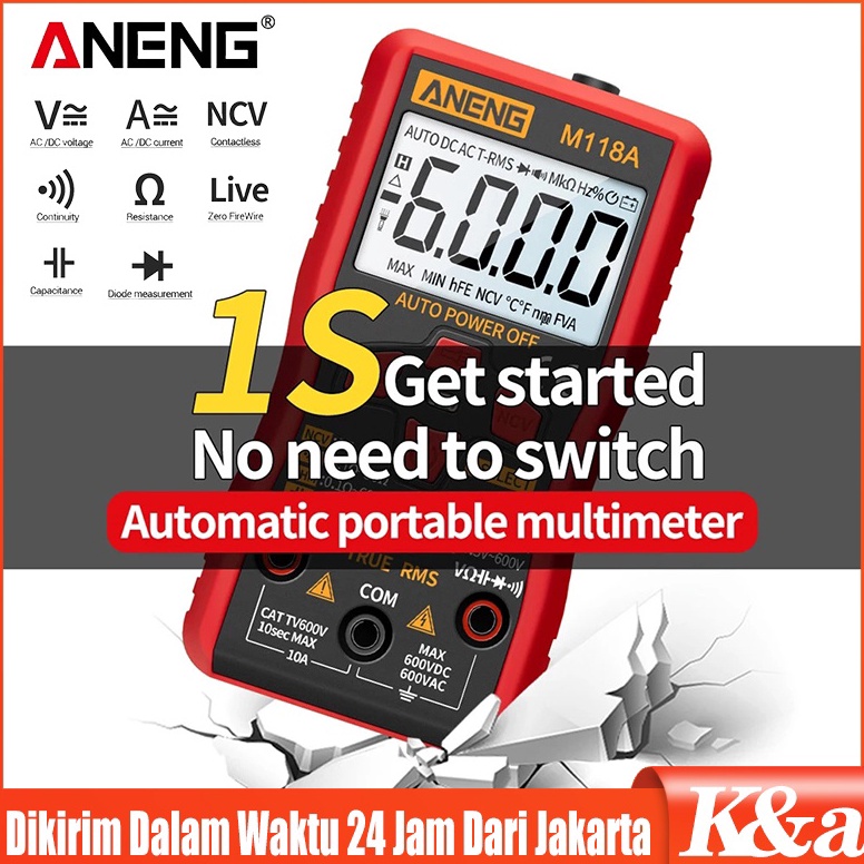 Murah Meriah.. Multimeter Digital Avometer Multitester NCV Original